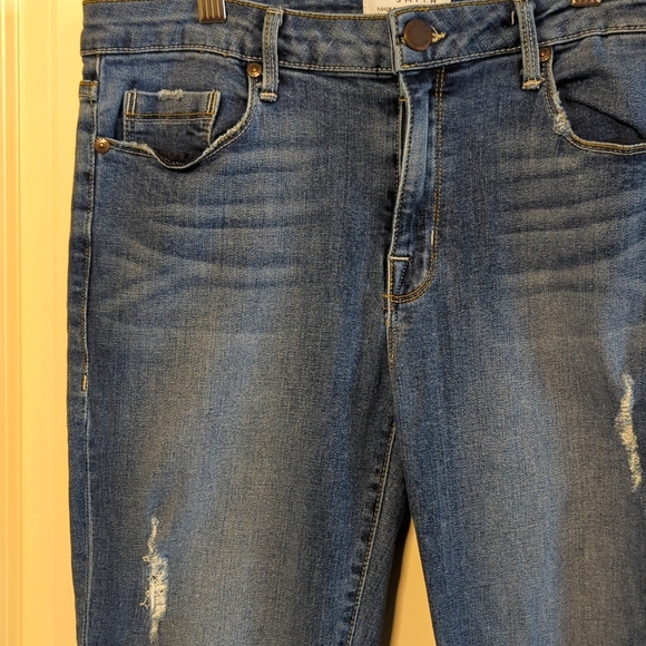 PARKER SMITH Skinny Denim Distressed Jeans Size 30 - Picture 3 of 10